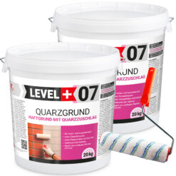 Zestaw Wałek Malarski 25cm + Grunt kwarcowy biały 40kg Grunt szczepny L+07