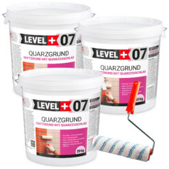 Zestaw Wałek Malarski 25cm + Grunt kwarcowy biały 60kg Grunt szczepny L+07