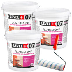 Zestaw Wałek Malarski 25cm + Grunt kwarcowy biały 75kg Grunt szczepny L+07