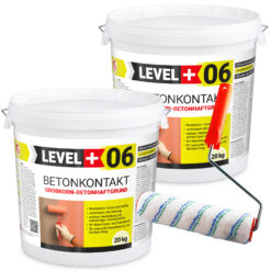 Zestaw Wałek Malarski 25cm + Grunt do betonu Betonkontakt 40kg Grunt pod tynki L+06