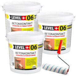 Zestaw Wałek Malarski 25cm + Grunt do betonu Betonkontakt 60kg Grunt pod tynki L+06