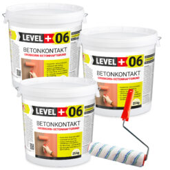 Zestaw Wałek Malarski 25cm + Grunt do betonu Betonkontakt 75kg Grunt pod tynki L+06