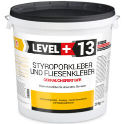 Alternative view of Zestaw Gotowy Klej do styropianu 20KG Biały Klej do Płytek dekoracyjnych do korka LEVEL+ L+13 i Szpachla Plastikowa Trójkątna ząb 5mm
