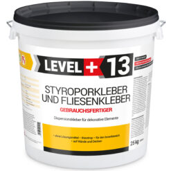 Alternative view of Zestaw Gotowy Klej do styropianu 25KG Biały Klej do Płytek dekoracyjnych do korka LEVEL+ L+13 i Szpachla Plastikowa Trójkątna ząb 5mm