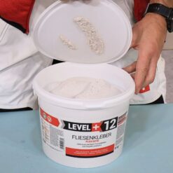 Alternative view of Zestaw Gotowy Klej do Płytek D2TE Biały Dyspersyjny 5KG LEVEL+ L+12 i Szpachla Plastikowa Trójkątna ząb 5mm