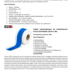 Zestaw do Hydroizolacji Folia w Płynie 4kg Taśma uszczelniająca 5mb Środek Gruntujący Łazienka Prysznic - LEVEL+ SET300