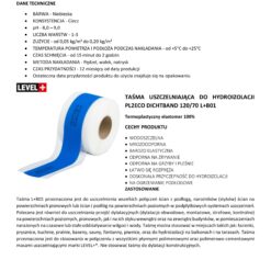 Zestaw do Hydroizolacji Folia w Płynie 12kg Taśma uszczelniająca 10mb Środek Gruntujący Łazienka Prysznic - LEVEL+ SET303