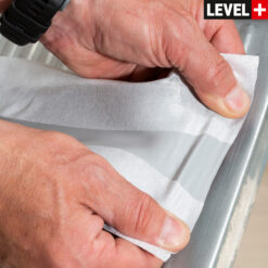 Zestaw do Hydroizolacji Folia w płynie 12kg Taśma 10mb Grunt 5L Mankiety Narożniki Balkon Łazienka LEVEL+ SET543