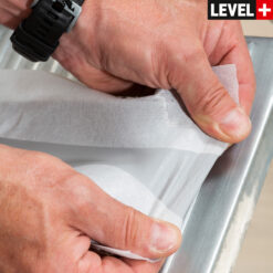 Zestaw do Hydroizolacji Folia w płynie 12kg Taśma 10mb Grunt 5L Mankiety Narożniki Balkon Łazienka LEVEL+ SET543