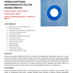 Alternative view of Mankiet Uszczelniający do Hydroizolacji 250x250mm Ø45 1 szt Strefa Elastyczna Łazienka Balkon Taras PL3 HALBAU HN04 SE