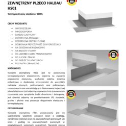 Narożnik Zewnętrzny Uszczelniający do Hydroizolacji 5 szt Hydroizolacja Łazienka Balkon Taras PL2 ECO HS01 HALBAU