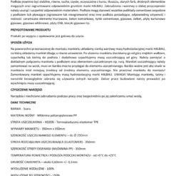 Mankiet Uszczelniający perforowany do Hydroizolacji 350x350mm 10 szt Hydroizolacja Łazienka Balkon Taras PL3HALBAU HS03