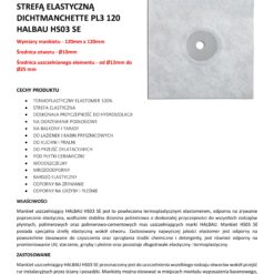 Alternative view of Mankiet Uszczelniający do Hydroizolacji 120x120mm Ø16 1 szt Strefa Elastyczna Łazienka Balkon Taras PL3 HALBAU HS03 SE
