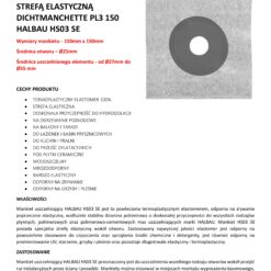 Alternative view of Mankiet Uszczelniający do Hydroizolacji 150x150mm Ø25 1 szt Strefa Elastyczna Łazienka Balkon Taras PL3 HALBAU HS03 SE