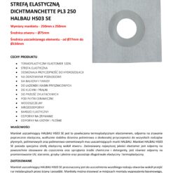 Alternative view of Mankiet Uszczelniający do Hydroizolacji 250x250mm Ø75 1 szt Strefa Elastyczna Łazienka Balkon Taras PL3 HALBAU HS03 SE