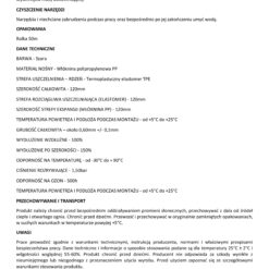 Taśma do Hydroizolacji 120MM Taśma Uszczelniająca Wodoszczelna 30 mb Hydroizolacja Łazienka Balkon Taras PL3 HALBAU HS03