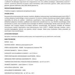Mankiet Uszczelniający perforowany do Hydroizolacji 350x350mm 10 szt Hydroizolacja Łazienka Balkon Taras PL3 G03 LEVEL+ L+