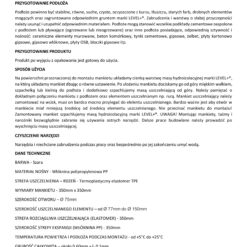 Mankiet Uszczelniający perforowany do Hydroizolacji 350x350mm/Ø 75 10 szt Hydroizolacja Łazienka Balkon Taras PL3 G03 LEVEL+ L+
