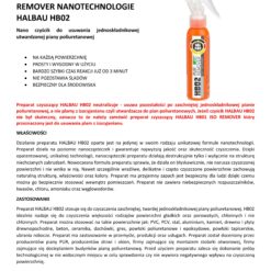 Czyścik do Utwardzonej Piany Poliuretanowej 100ml PUR REMOVER 2 szt. HALBAU HB02