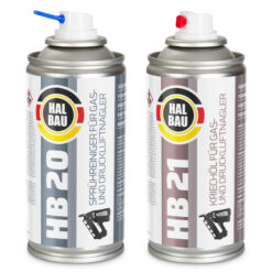 Zestaw do Czyszczenia i Smarowania Narzędzi Gazowych Czyścik i Olej Aerozol 2x150ml HALBAU HB20 - 1 szt + HB21 - 1 szt