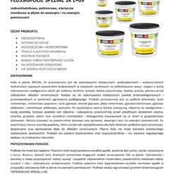 Folia w płynie na zewnątrz do wewnątrz LEVEL+ Hydroizolacja balkonu łazienki 20KG elastyczna izolacja L+09