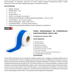 Zestaw do Hydroizolacji Folia w Płynie 12kg Taśma uszczelniająca 5mb Mata 1mb Środek Gruntujący 5l Łazienka Prysznic - LEVEL+ SET314
