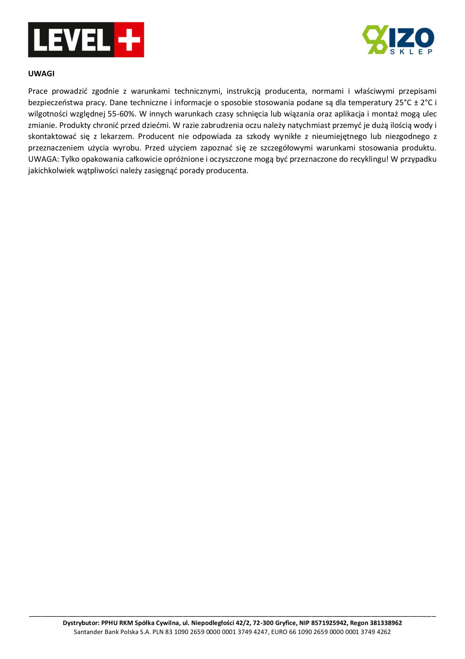 Zestaw do Hydroizolacji Folia w Płynie 12kg Taśma uszczelniająca 5mb Mata 1mb Środek Gruntujący 5l Łazienka Prysznic - LEVEL+ SET314 - obrazek 12