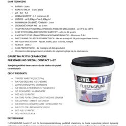 Zestaw do Hydroizolacji Folia w Płynie 5,5kg Grunt na płytki 1,5kg Taśma uszczelniająca 5mb Prysznic - LEVEL+ SET332