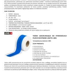 Zestaw do Hydroizolacji Folia w Płynie 12kg Taśma uszczelniająca 20mb Mata 2mb Środek Gruntujący 2l Łazienka Prysznic - LEVEL+ SET341