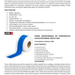 Zestaw do Hydroizolacji Folia w Płynie 7kg Taśma uszczelniająca 5mb Środek Gruntujący 1l Łazienka Prysznic - LEVEL+ SET342