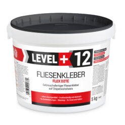 Alternative view of Zestaw Gotowy Klej do Płytek D2TE Biały Dyspersyjny 5KG LEVEL+ L+12 i Szpachla Plastikowa Trójkątna ząb 5mm