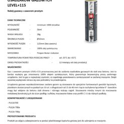 Alternative view of Gaz do Osadzaków i Gwoździarek Gazowych 115mm 56ml 28g 48 szt. Nabój do Gwożdziarek Nabój Gazowy L+115