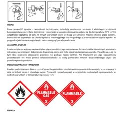 Gaz do Gwoździarek i Osadzaków Gazowych 152mm 74ml 37g 6 szt. Nabój do Gwożdziarek Nabój Gazowy LEVEL+ L+152