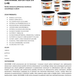 Zestaw Wałek Malarski 25cm + Farba Dachowa Elastyczna 12kg Antracyt Płynna Folia Dachowa L+46