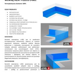 Narożnik Wewnętrzny Uszczelniający do Hydroizolacji 10 szt Hydroizolacja Łazienka Balkon Taras PL2 ECO B01 LEVEL+ L+