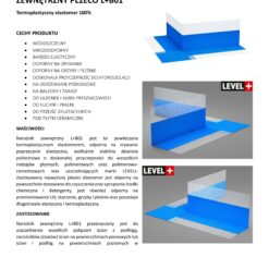 Narożnik Zewnętrzny Uszczelniający do Hydroizolacji 50 szt Hydroizolacja Łazienka Balkon Taras PL2 ECO B01 LEVEL+ L+