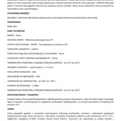 Taśma do Hydroizolacji 120/70 Taśma Uszczelniająca Wodoszczelna 10mb Hydroizolacja Łazienka Balkon Taras PL2 ECO B01 LEVEL+ L+