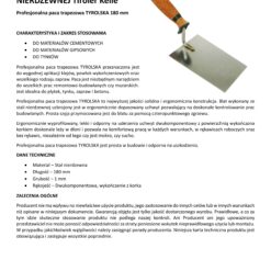Alternative view of ConToo Kielnia Trapezowa Wąska 180 mm Paca Stal Nierdzewna Sprężysta 1 szt.