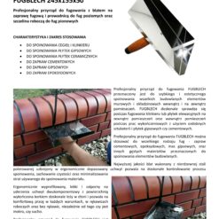 ConToo Przyrząd do Fugowania Klinkieru Paca do Spoinowania Fug Kielnia do spoin Korek 1 szt.