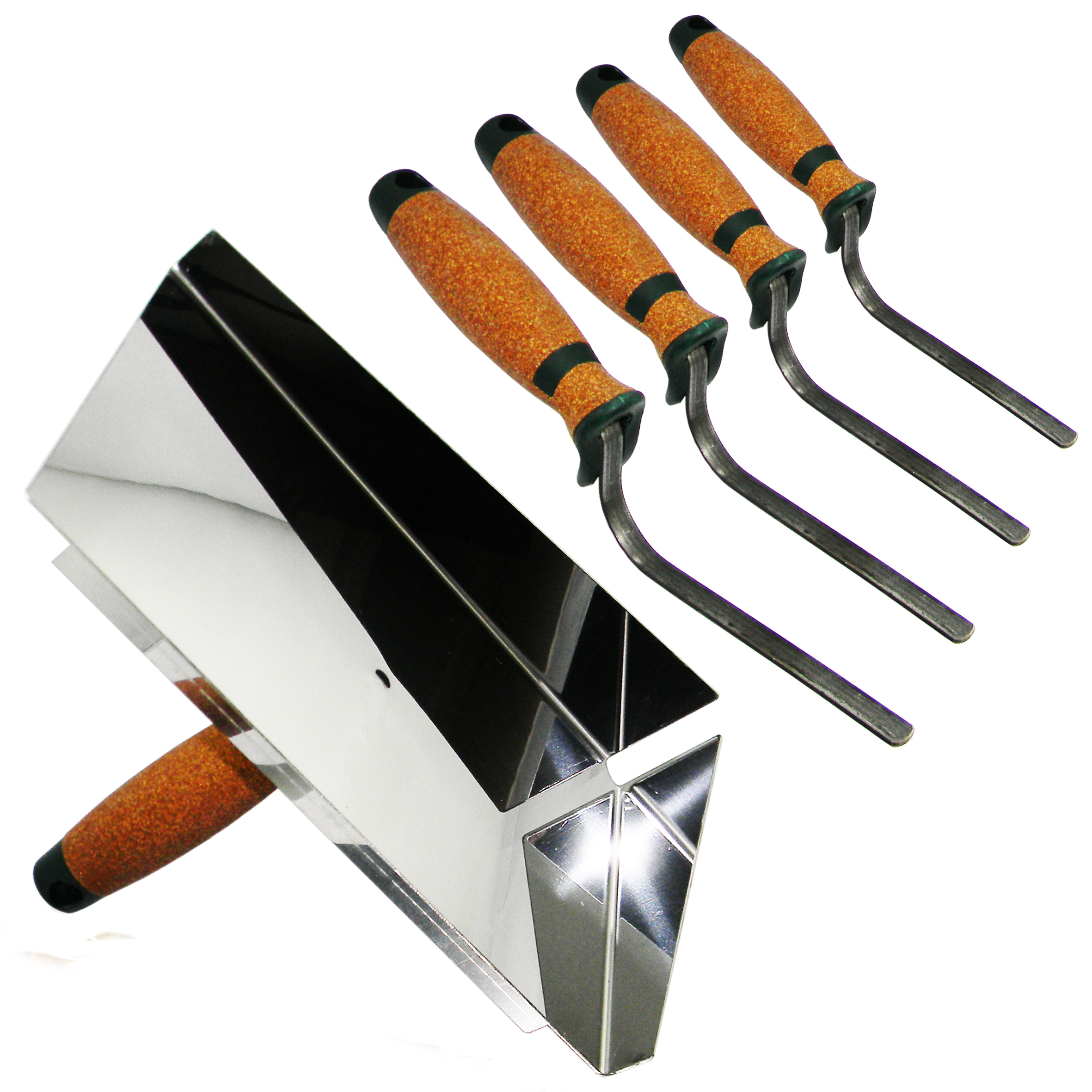 ConToo Zestaw Przyrząd do fugowania Fugblech i Spoinówka 6, 8, 10, 12 mm Hamburger Korek