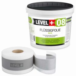 Zestaw do Hydroizolacji Folia w Płynie 5,5kg Taśma uszczelniająca 5mb - LEVEL+ SET11