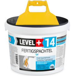 Zestaw Gotowa Gładź Szpachlowa Biała LEVEL+ L+14 - 5KG + Szpachla Plastikowa Gładka