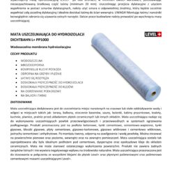 Zestaw do Hydroizolacji Folia w Płynie 12kg Taśma uszczelniająca 10mb Środek gruntujący 2L Mata 2m² - LEVEL+ SET42