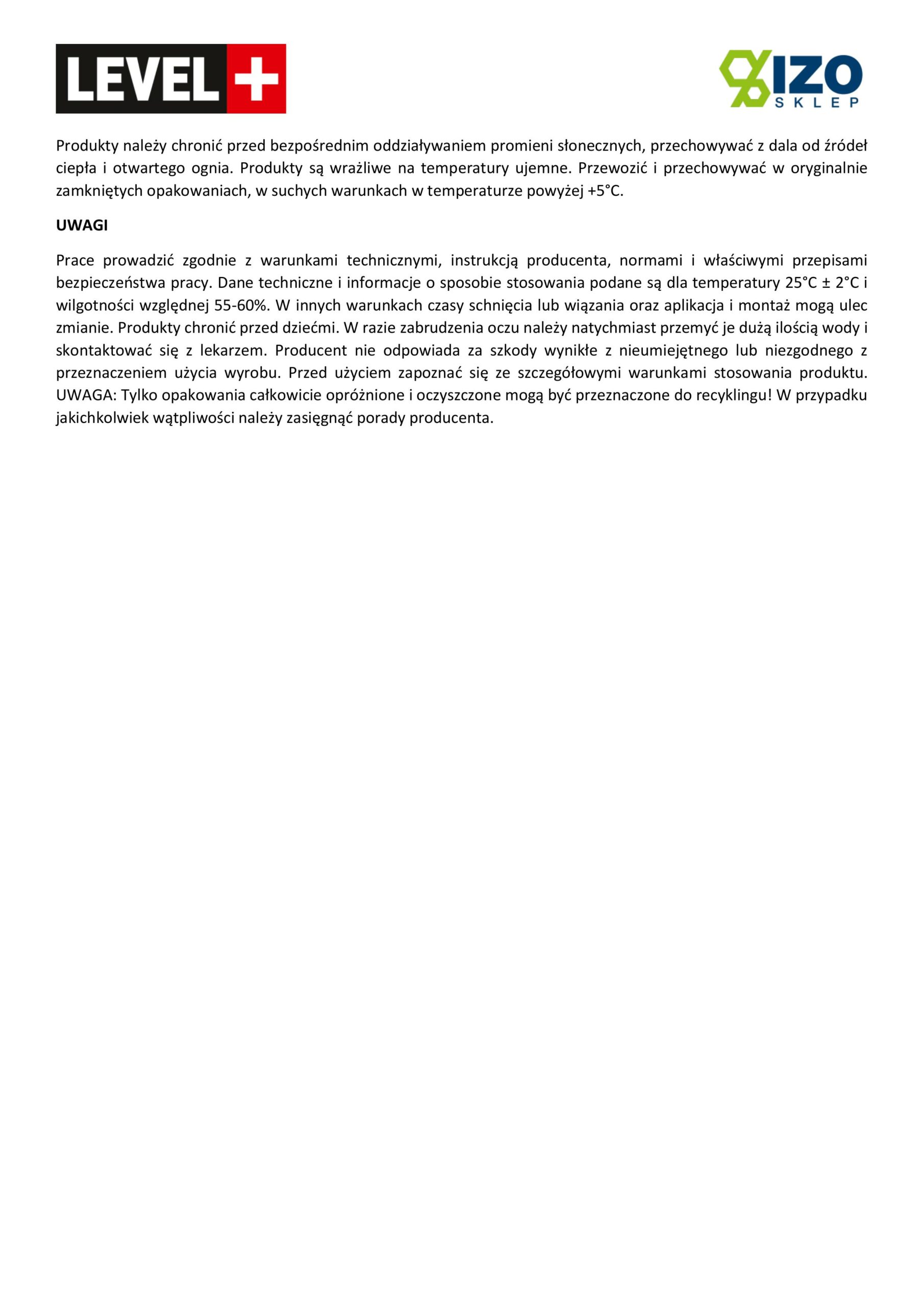 Zestaw do Hydroizolacji Folia w Płynie 12kg Taśma uszczelniająca 10mb Środek gruntujący 2L Mata 2m² - LEVEL+ SET42 - obrazek 22