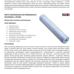 Zestaw do Hydroizolacji Folia w Płynie 20kg Taśma uszczelniająca 20mb Środek gruntujący 5L Mata 2m² - LEVEL+ SET45