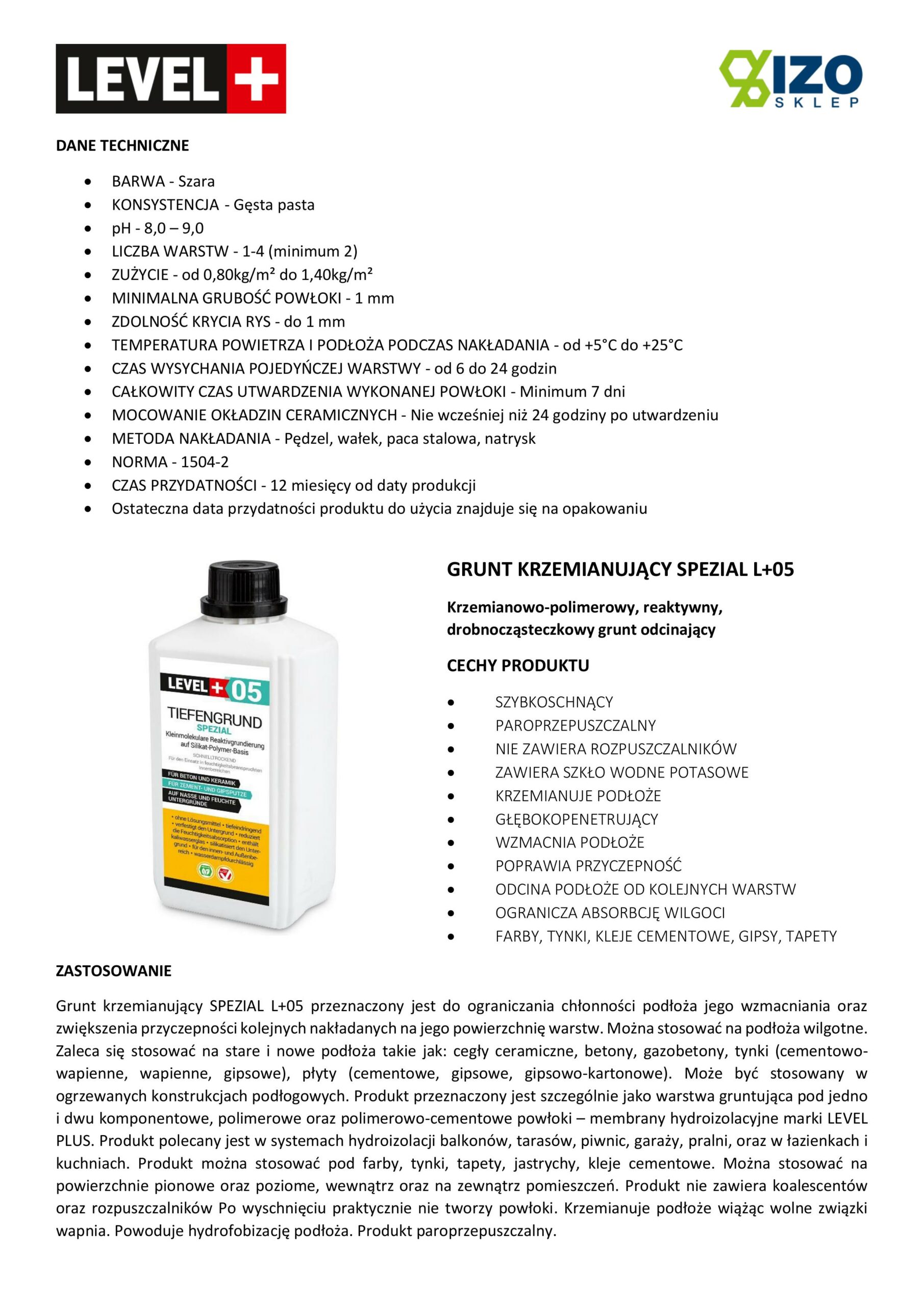 Zestaw do Hydroizolacji Folia w Płynie 4kg Taśma uszczelniająca 5mb Środek gruntujący 1L – LEVEL+ SET54 - obrazek 9