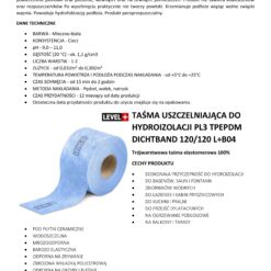 Zestaw do Hydroizolacji Folia w Płynie 7kg Taśma uszczelniająca 5mb Środek gruntujący 1L Mata 1m² - LEVEL+ SET58