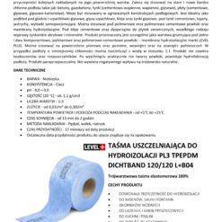 Zestaw do Hydroizolacji Folia w Płynie 12kg Taśma uszczelniająca 10mb Środek gruntujący 2L - LEVEL+ SET60