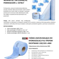 Zestaw do Hydroizolacji Taśma B04-15mb, Mata-2m, Narożniki-4szt, Mankiety 2szt, - LEVEL+ SETB17