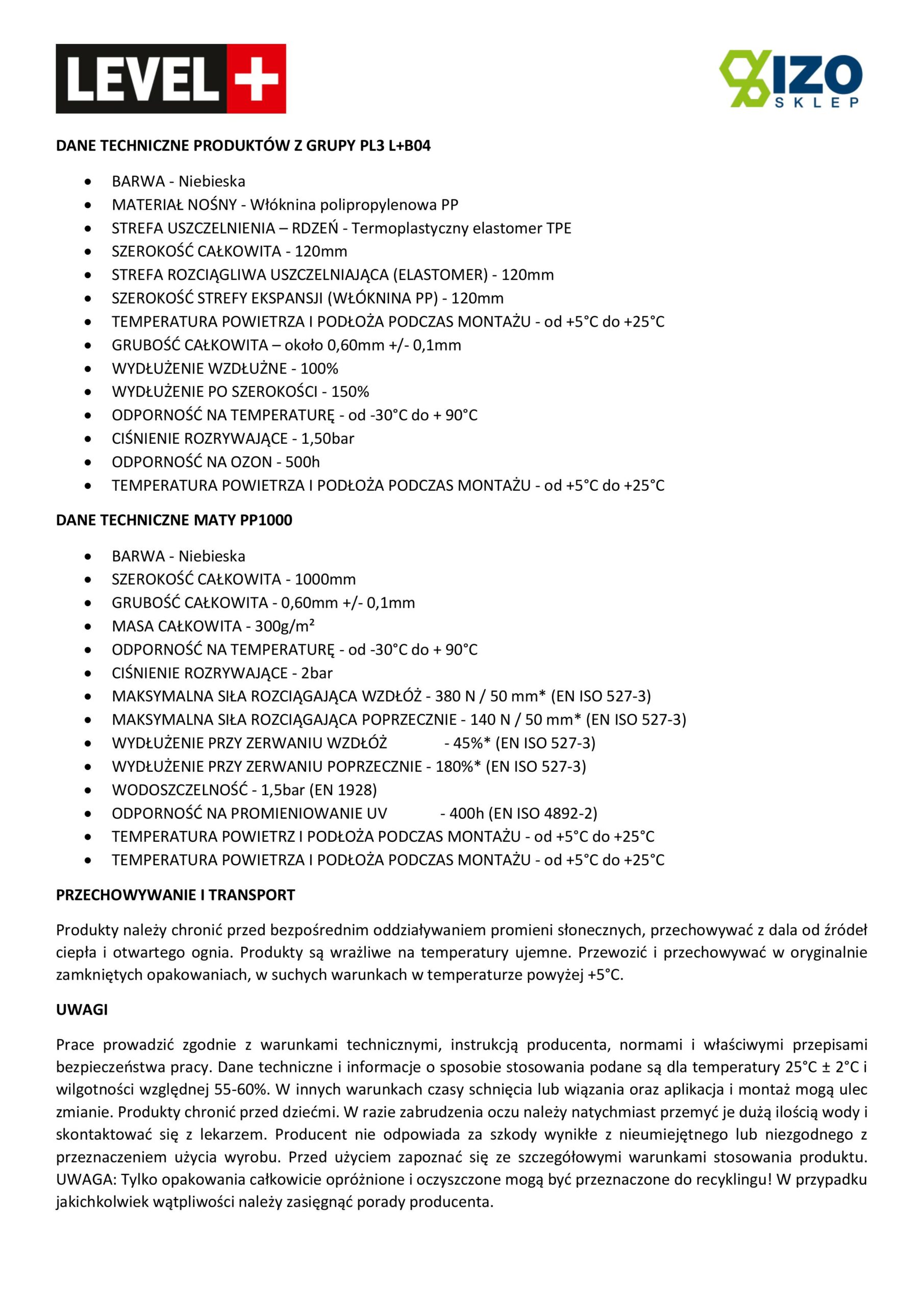 Zestaw do Hydroizolacji Taśma B04-15mb, Mata-2m, Narożniki-4szt, Mankiety 2szt, - LEVEL+ SETB17 - obrazek 19
